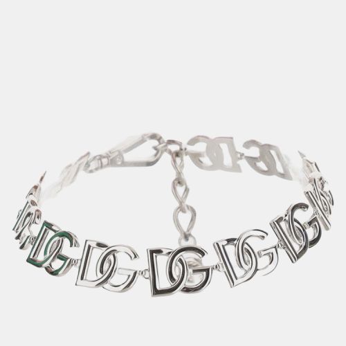 Dolce & Gabbana Silver Logo Necklace - Dolce & Gabbana - Modalova