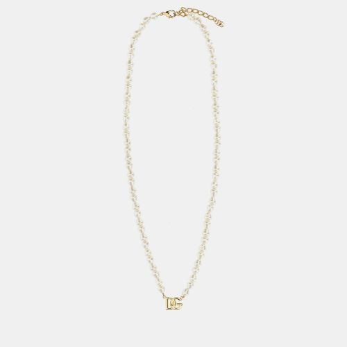 Dolce & Gabbana Gold Mambo Necklace - Dolce & Gabbana - Modalova