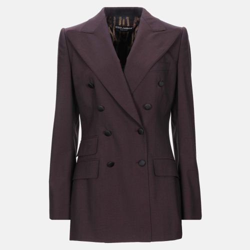 Dolce & Gabbana Virgin Wool Blazer 48 - Dolce & Gabbana - Modalova