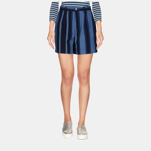 Dolce & Gabbana Blue Striped Denim Shorts XXS (IT 36) - Dolce & Gabbana - Modalova