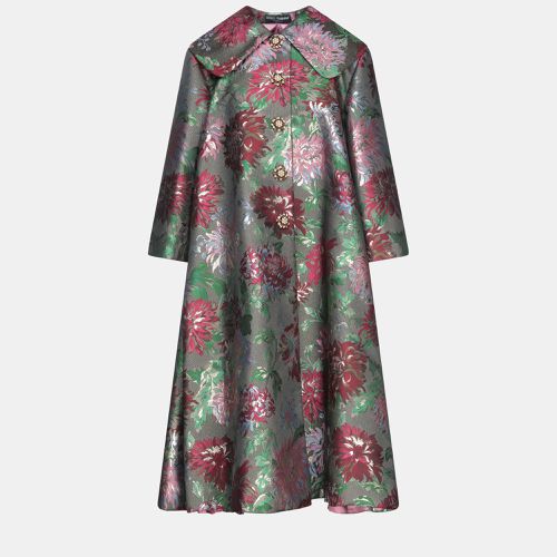 Dolce & Gabbana Multicolor Lurex Jacquard Overcoat XXS (IT 36) - Dolce & Gabbana - Modalova