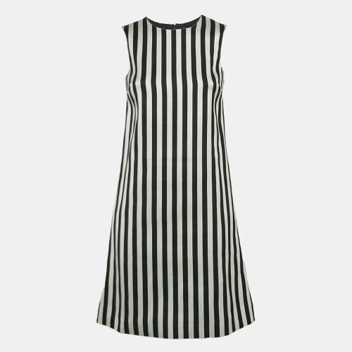 Dolce & Gabbana Monochrome Striped Cotton Sleeveless Mini Dress XS - Dolce & Gabbana - Modalova