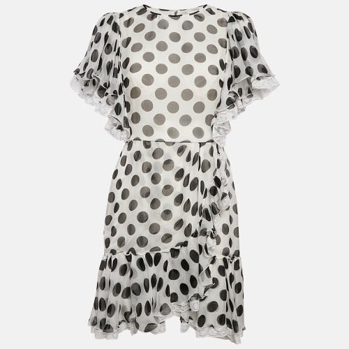 Polka Dot Print Ruffled Mini Dress M - Dolce & Gabbana - Modalova