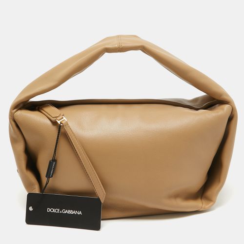 Dolce & Gabbana Beige Leather Shoulder Bag - Dolce & Gabbana - Modalova