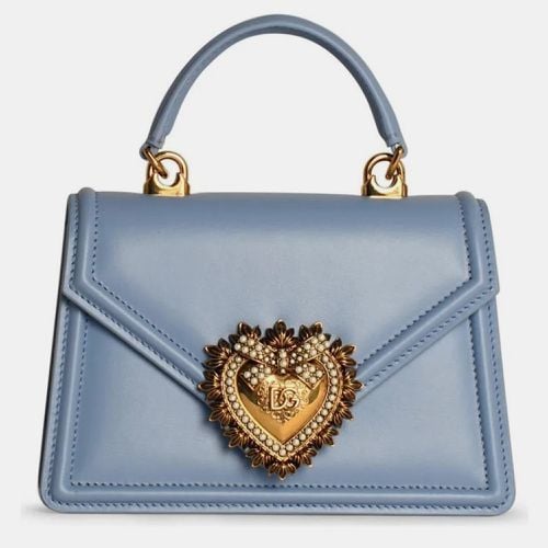 Light Leather Devotion Small Top Handle Bag - Dolce & Gabbana - Modalova