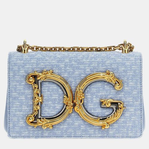 Light Wool dg Medium Shoulder Bag - Dolce & Gabbana - Modalova