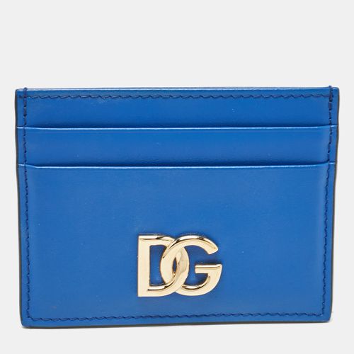 Dolce & Gabbana Blue Leather Card Case - Dolce & Gabbana - Modalova