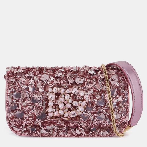 Dolce & Gabbana Rosa (Pink) Sequins 3.5 Handbag - Dolce & Gabbana - Modalova