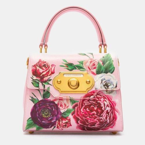 Leather Mini Welcome Handbag - Dolce & Gabbana - Modalova