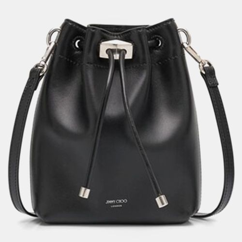 Leather Drawstring small Bucket Bag - Dolce & Gabbana - Modalova