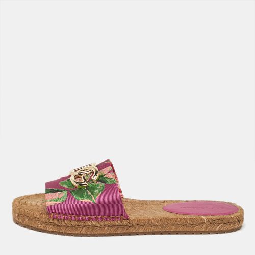 Dolce & Gabbana Purple Fabric DG Espadrille Flats Size 40 - Dolce & Gabbana - Modalova