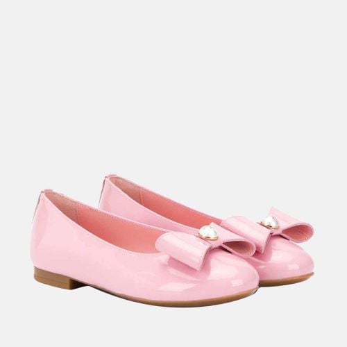 Dolce & Gabbana Kids Pink Patent Leather Ballerinas EU 26 - Dolce & Gabbana - Modalova