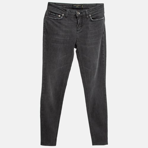 Dolce & Gabbana Grey Distressed Denim Jeans S Waist 26" - Dolce & Gabbana - Modalova