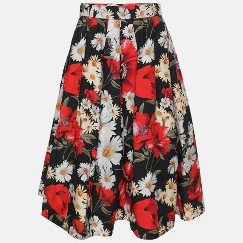 Dolce & Gabbana Multicolor Floral Print Silk Midi Skirt M - Dolce & Gabbana - Modalova