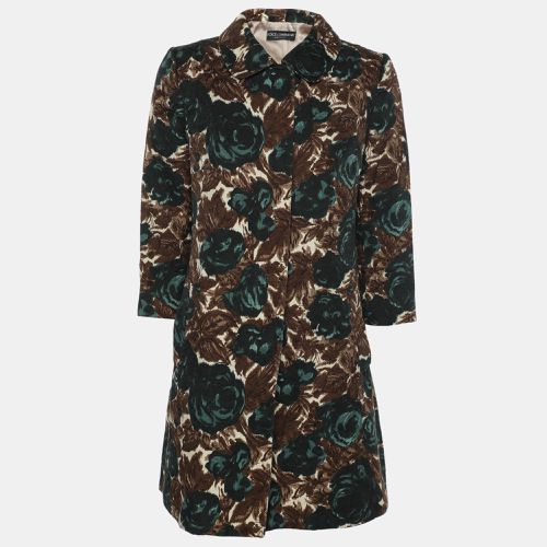 Dolce & Gabbana Multicolor Floral Print Cotton Trench Coat S - Dolce & Gabbana - Modalova