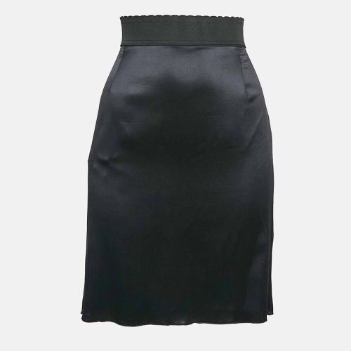 Satin Silk Pencil Skirt M - Dolce & Gabbana - Modalova