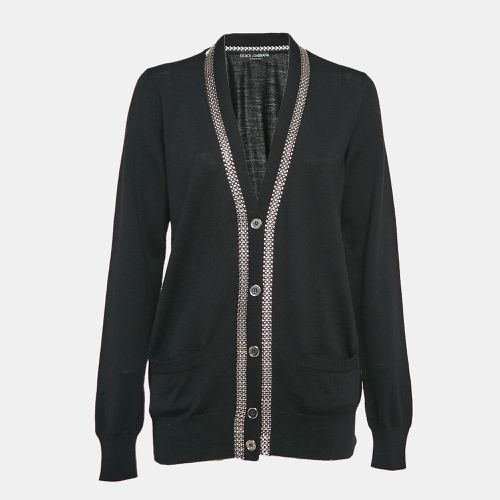 Embellished Wool Cardigan M - Dolce & Gabbana - Modalova