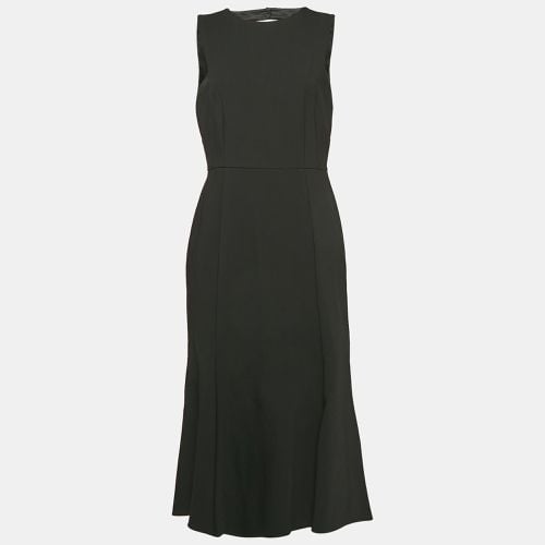 Dolce & Gabbana Black Crepe Midi Sleeveless Dress M - Dolce & Gabbana - Modalova