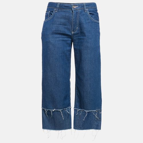 Dolce & Gabbana Blue Denim Raw Edge Culottes Jeans S Waist 30" - Dolce & Gabbana - Modalova