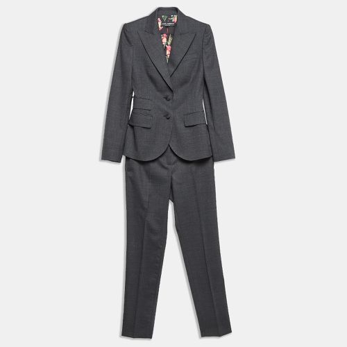 Dolce & Gabbana Grey Wool Blend Blazer & Pants Set XS - Dolce & Gabbana - Modalova