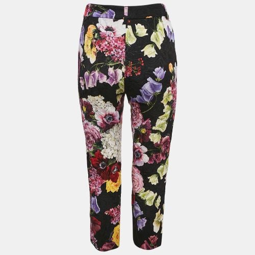 Dolce & Gabbana Multicolor Floral Print Jacquard Trousers S - Dolce & Gabbana - Modalova