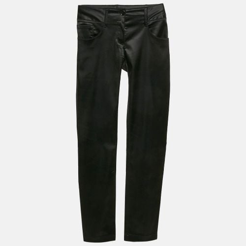 Dolce & Gabbana Black Satin Skinny Formal Trousers XS - Dolce & Gabbana - Modalova