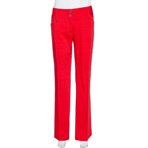 Dolce & Gabbana Red Straight Leg Pants L - Dolce & Gabbana - Modalova