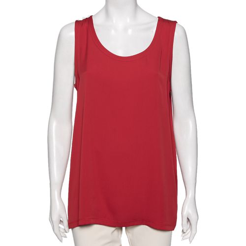 Dolce & Gabbana Red Silk Sleeveless Top M - Dolce & Gabbana - Modalova