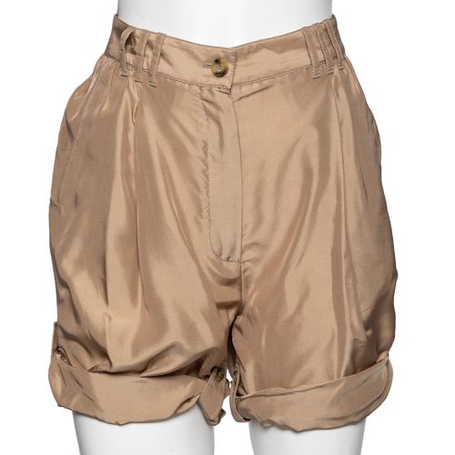 Dolce & Gabbana Beige Silk Shorts M - Dolce & Gabbana - Modalova