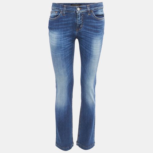 Dolce & Gabbana Blue Denim Girly Skinny Jeans M Waist 30" - Dolce & Gabbana - Modalova