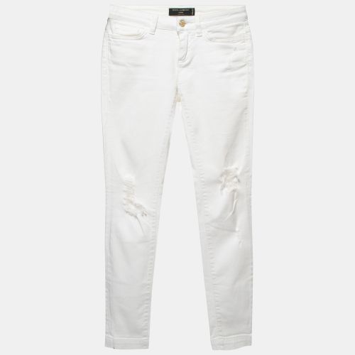 Dolce & Gabbana White Denim Pretty Jeans XS Waist 26" - Dolce & Gabbana - Modalova