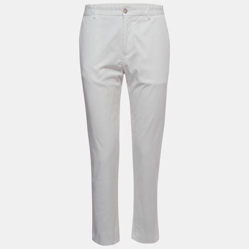 Dolce & Gabbana White Cotton Straight Fit Trousers L - Dolce & Gabbana - Modalova