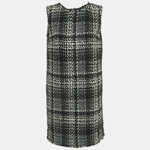 Dolce & Gabbana Plaid Tweed A-Line Mini Dress M - Dolce & Gabbana - Modalova