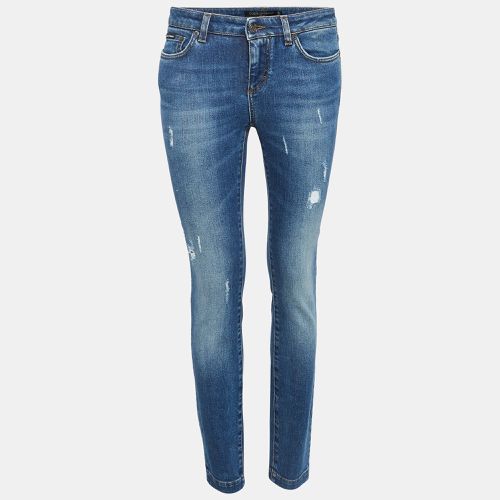 Distressed Denim Jeans S Waist 28" - Dolce & Gabbana - Modalova