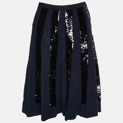 Dolce & Gabbana Navy Blue Cotton Sequined Skirt M - Dolce & Gabbana - Modalova