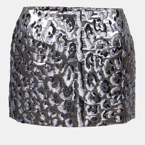 Dolce & Gabbana Metallic Animal Pattern Lurex Mini Skirt M - Dolce & Gabbana - Modalova