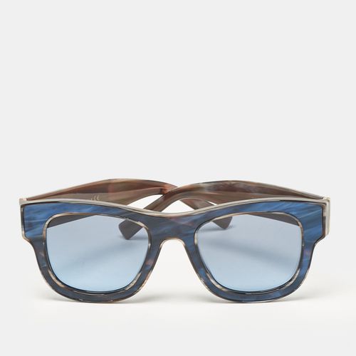 Dolce & Gabbana Blue/Brown DG 4379 Wayfarer Sunglasses - Dolce & Gabbana - Modalova