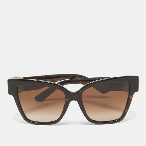 Dolce & Gabbana Tortoise Brown Gradient DG4470 Logo Butterfly Sunglasses - Dolce & Gabbana - Modalova