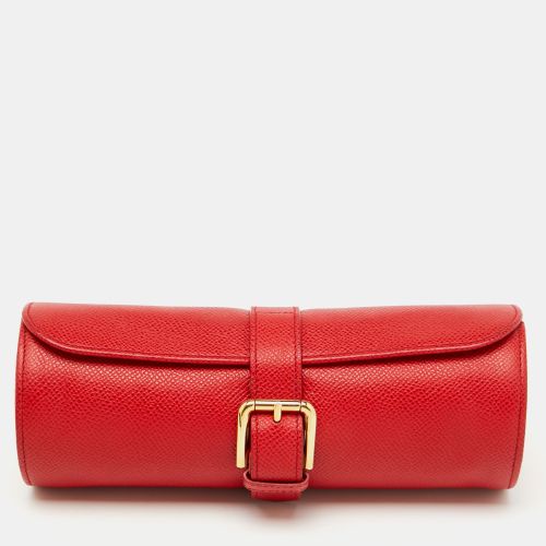 Dolce & Gabbana Red Leather Travel Watch Case - Dolce & Gabbana - Modalova