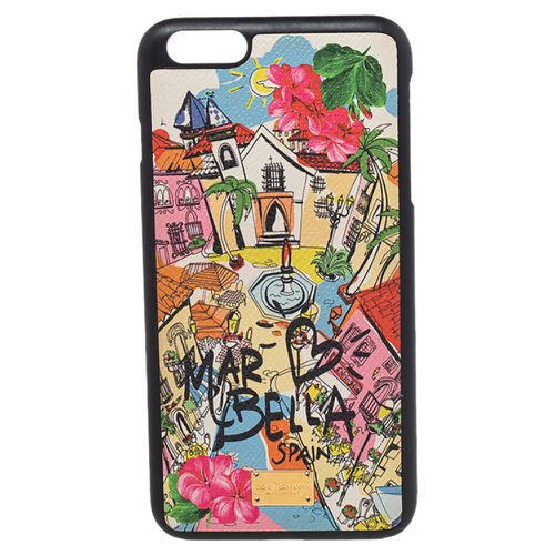 Dolce & Gabbana Multicolor Leather Marbella iPhone 6/6s Plus Cover - Dolce & Gabbana - Modalova