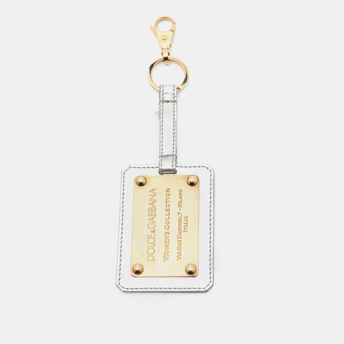 Two Tone Logo Plaque Keyring - Dolce & Gabbana - Modalova