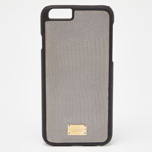 Lizard Embossed Leather iPhone 6 Cover - Dolce & Gabbana - Modalova