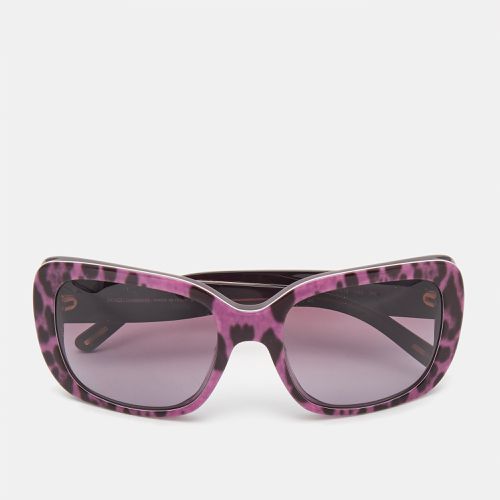 Dolce & Gabbana Purple/Black Gradient DG4101 Square Sunglasses - Dolce & Gabbana - Modalova