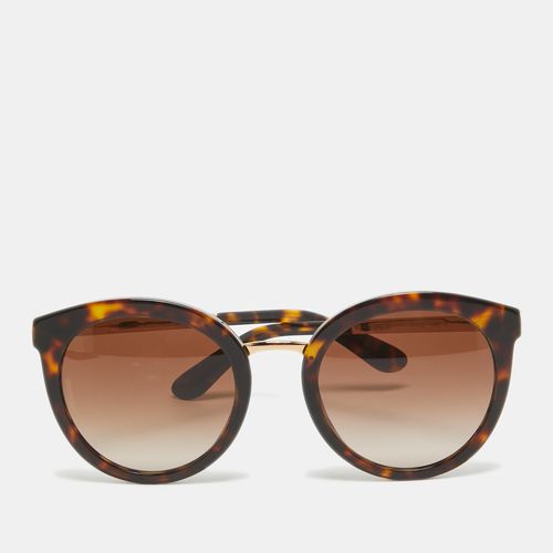 Dolce & Gabbana Tortoise Brown Gradient DG4268 Round Sunglasses - Dolce & Gabbana - Modalova