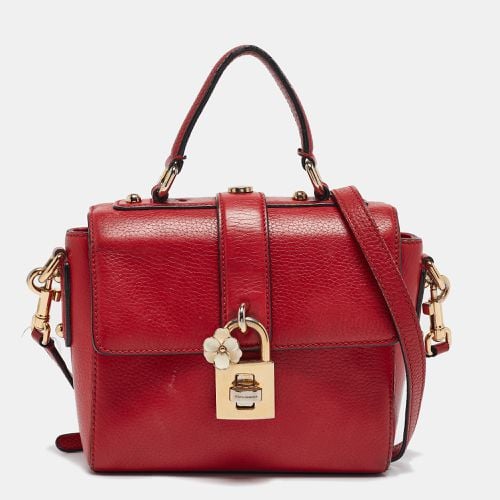 Dolce & Gabbana Red Leather Soft Dolce Top Handle Bag - Dolce & Gabbana - Modalova