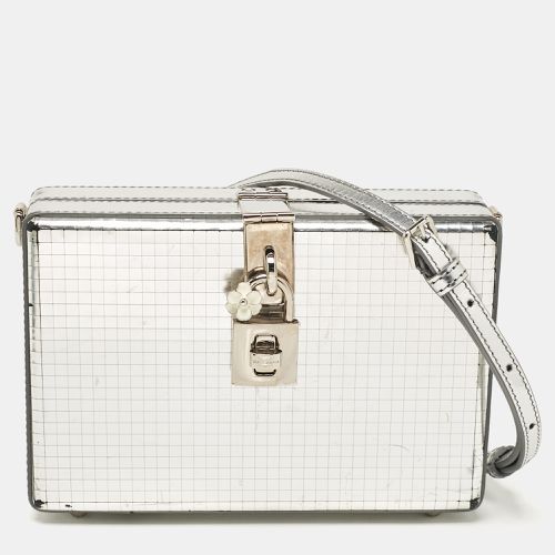 Dolce & Gabbana Silver Gold Patent Leather Dolce Box Clutch Bag - Dolce & Gabbana - Modalova