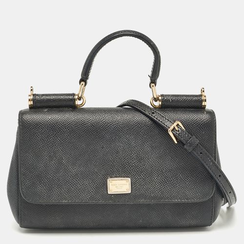 Leather Miss Sicily Top Handle Bag - Dolce & Gabbana - Modalova