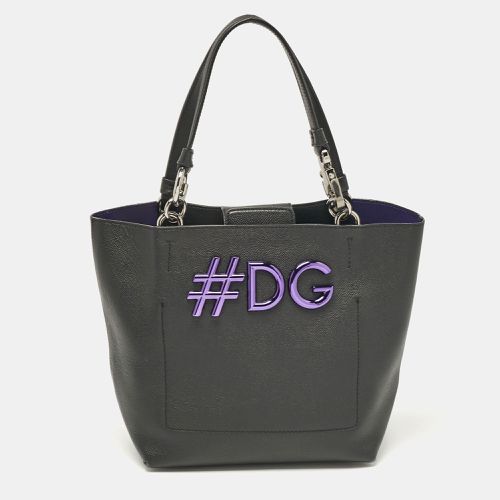 Dolce & Gabbana Black Leather Beatrice Tote - Dolce & Gabbana - Modalova