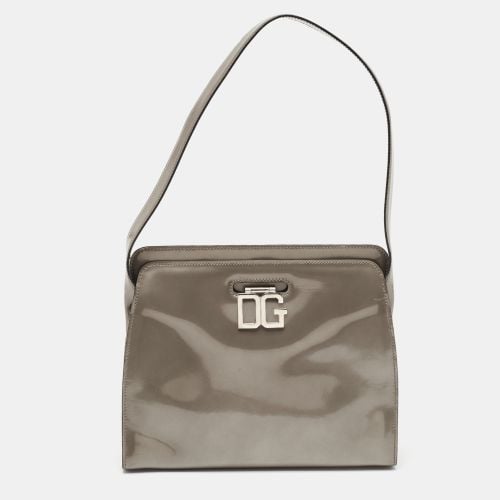 Patent Leather DG Shoulder Bag - Dolce & Gabbana - Modalova