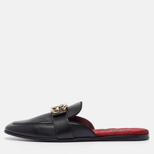 Dolce & Gabbana Black Leather Mules Size 41 - Dolce & Gabbana - Modalova